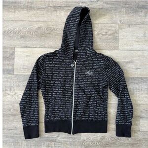 Kani Karl Kani Vintage Y2K hoodie Diamond Zipper streetwear size large